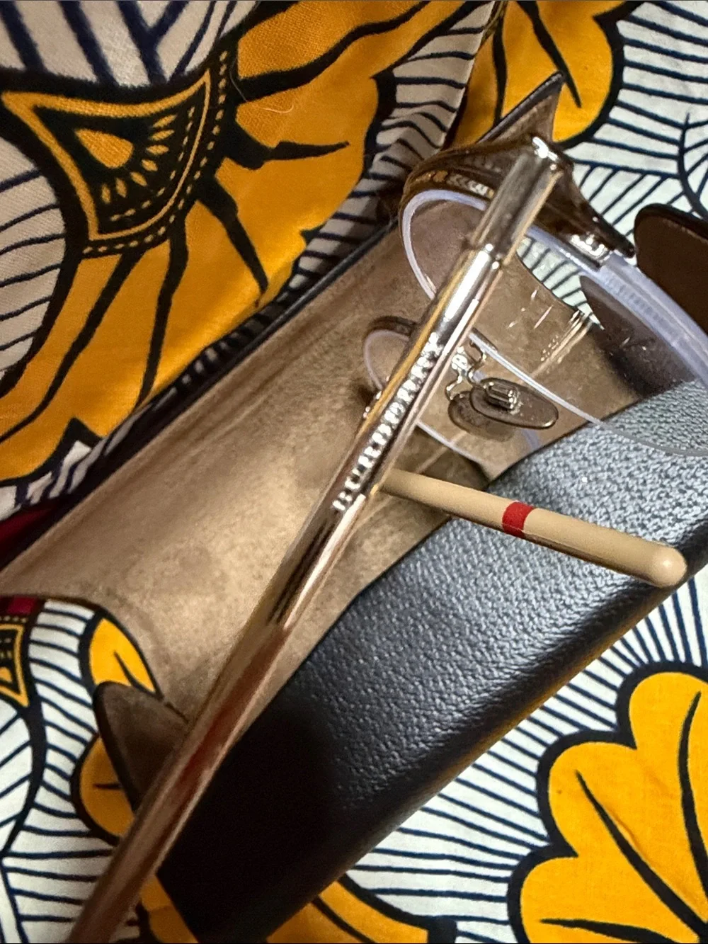 Burberry Round Metal Prescription Glasses in Silver with Black Case